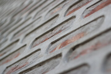 Modern brick wall texture, Closeup brick pattern