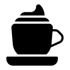 cappuccino glyph icon