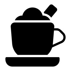 cappuccino glyph icon