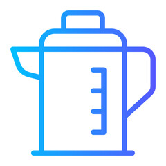 coffee pot gradient icon