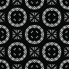 seamless pattern.Simple stylish abstract geometric background. Monochrome image. Black and white color. Design for decor, prints, textile or wrapping.Design element for prints. 