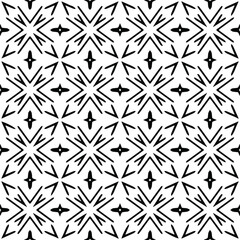 seamless pattern.Simple stylish abstract geometric background. Monochrome image. Black and white color. Design for decor, prints, textile or wrapping.Design element for prints. 