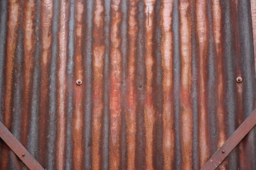 Rustic iron gate, grunge iron texture