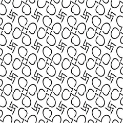 seamless pattern.Simple stylish abstract geometric background. Monochrome image. Black and white color. Design for decor, prints, textile or wrapping.Design element for prints. 