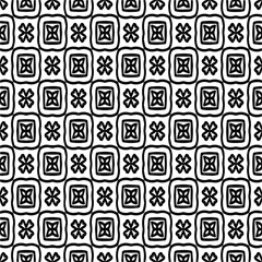 seamless pattern.Simple stylish abstract geometric background. Monochrome image. Black and white color. Design for decor, prints, textile or wrapping.Design element for prints. 