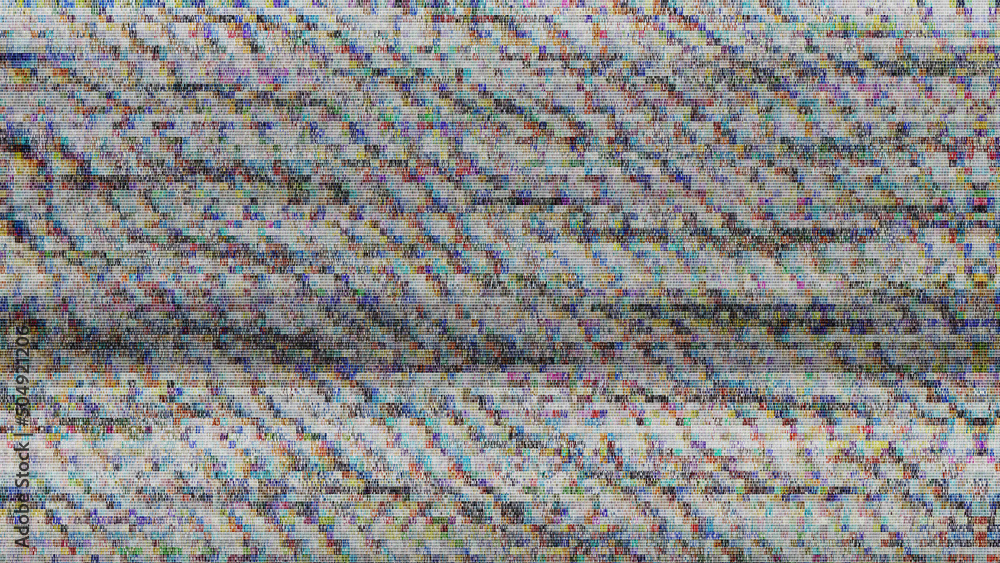 Poster noise grunge rgb waves damage distorted no signal abstract background