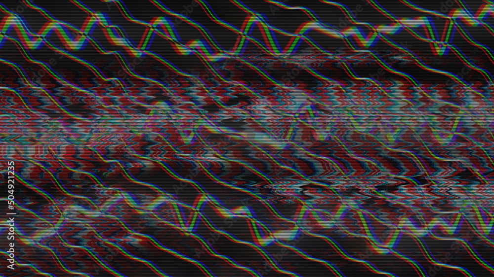 Poster noise grunge screen waves damage distorted no signal abstract background