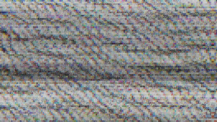 Noise Grunge RGB Waves Damage Distorted No Signal Abstract Background