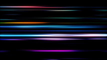Colored Glow Digital Lines Abstract Background