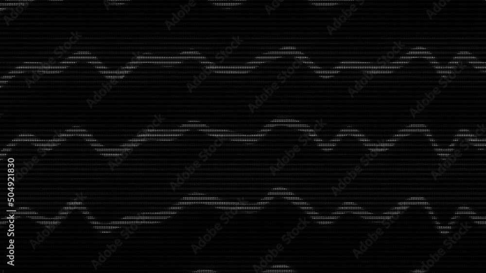 Poster noise screen waves interference electronic lines damaged and distorted no signal screen abstract bac
