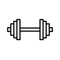 Barbel Icon Design Vector Illustrator