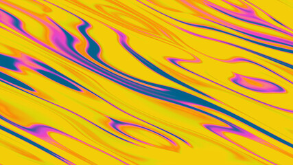 Colored Organic Waves Lines  Abstract Motion Bright Background