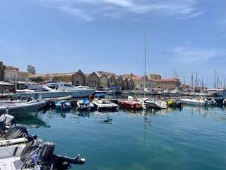 Arsenale im venezianischen Hafen von Chania, Kreta/ Griechenland