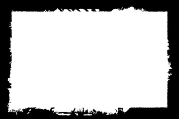 Decorative Black & White Photo Edge / Overlay for Landscape Photos