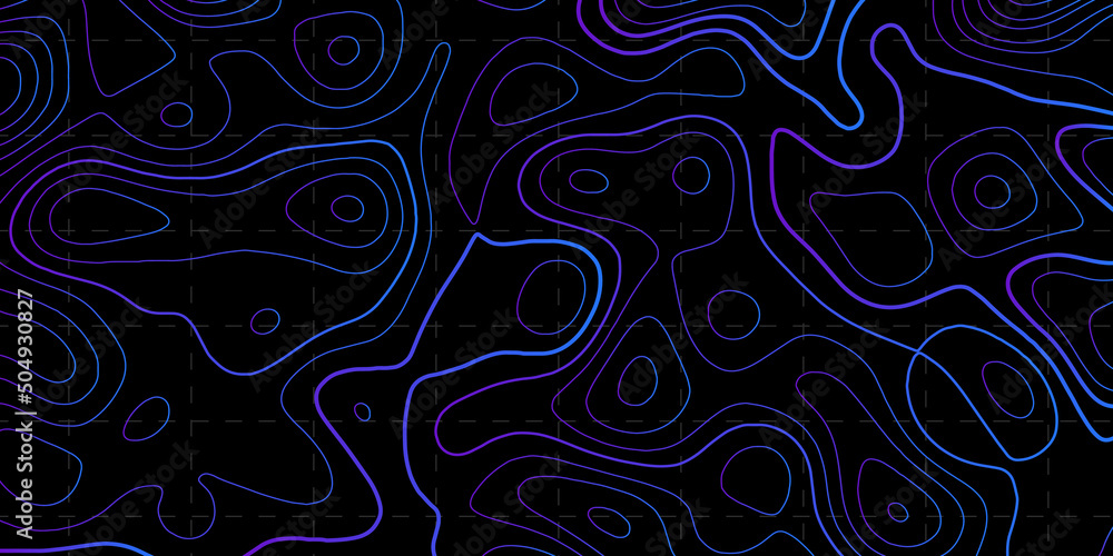 Poster topographic map background concept. topo contour map. rendering. 3d rendering abstract illustration.