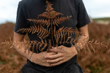 person holding hands