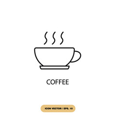 coffee icons  symbol vector elements for infographic web