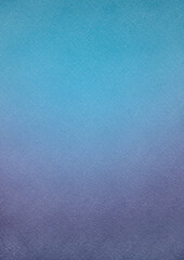 Creative background colors. Abstract imitation of clouds. Color gradient from purple to blue. Made by hand in watercolor technique