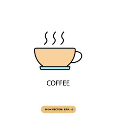 coffee icons  symbol vector elements for infographic web