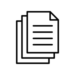 Document Icon Design Vector Illustrator 