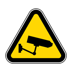 Video surveillance icon.CCTV camera.