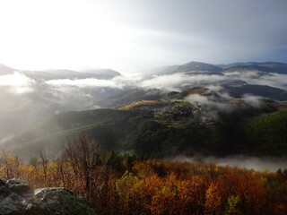 View from above of Rhodope Mountains, Bulgaria