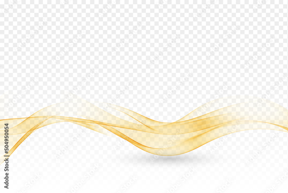 Poster smooth abstract vector wave flow with shadow, vector abstract design element.