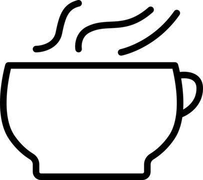 recommend clip art: Coffee cup outline icon