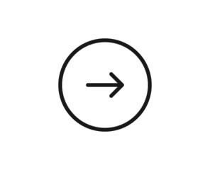 Black line icon on white background