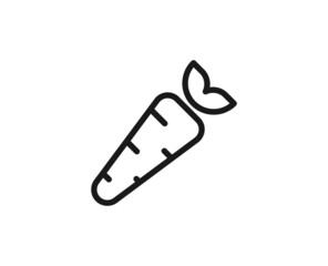 Black line icon on white background