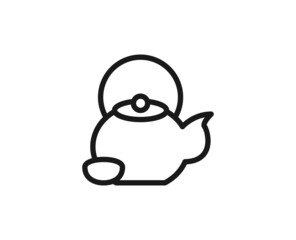 Beauty line icon on white background