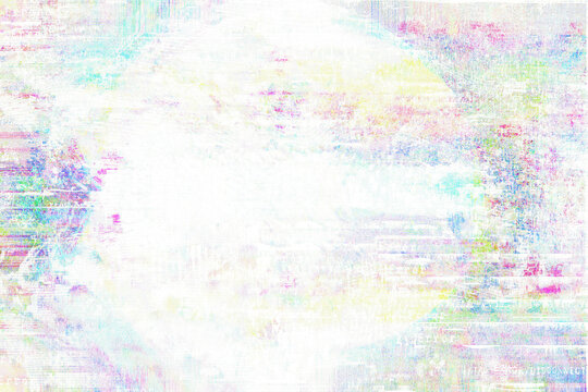 Abstract Decorative Glitch Texture Background