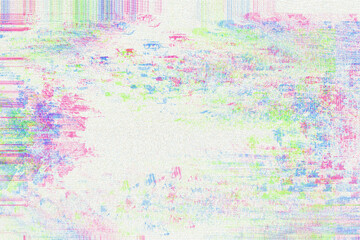 Abstract Decorative Glitch Texture Background