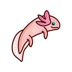 axolotl animal flat icon