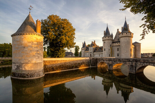 Sully-sur-loire, France. Castels of the Loire Valley.