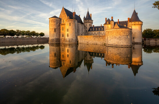 Sully-sur-loire, France. Castels of the Loire Valley.