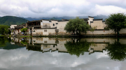 Fototapeta na wymiar The ancient village of Honcun in China