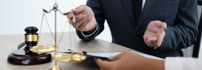 Attorneys or consultants work in the courtroom and negotiate with clients or complainants who want...