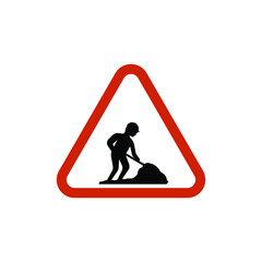 men_at_work vector icon illustration sign
