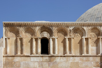 Fototapeta premium Detail of Umayyad palace at Amman Citadel, Amman, Jordan