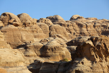 Conformation of rocks in Petra, Jordan
