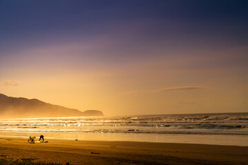 Mar - Praia - Nascer do sol - Navegantes - Santa Catarina