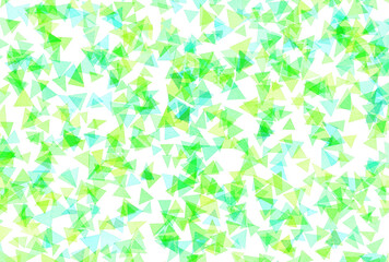 Fototapeta premium 背景素材_水彩テクスチャ_三角_黄緑