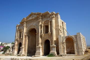 The Arch of Hadrian, Jerash Jordan