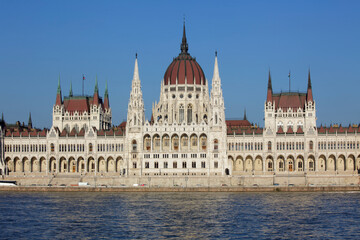 Fototapeta premium Hungarian Parliament House, Budapest, Hungary