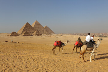 Pyramid complex at Giza, Egypt