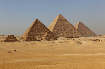 Pyramid complex at Giza, Egypt