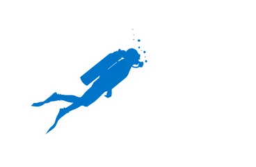 Fotobehang sommozzatore, subacqueo, sub, immersione,  © xyz+