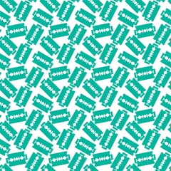 Halloween seamless razor pattern for wallpaper and packaging and gifts and cards and linens and fabrics