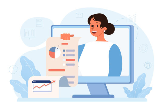 Expert concept. Professional business adviser provides solutions